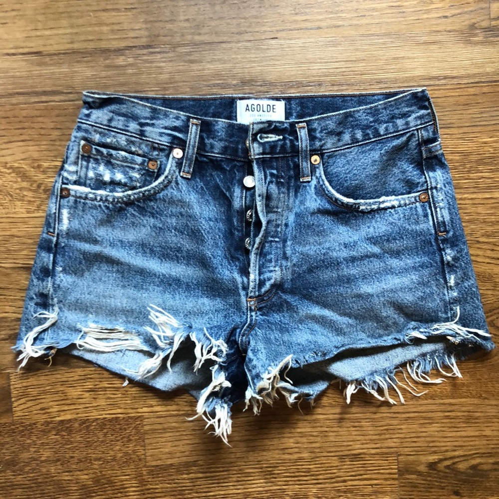 AGOLDE denim shorts 25